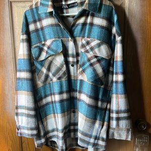 Zara plaid jacket